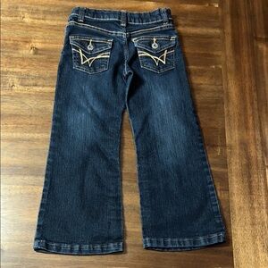 Wrangler  Little girls size 5 Blue Flare Wide Leg Jeans